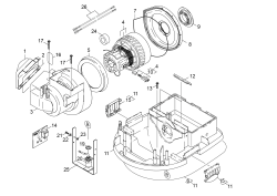 KÄRCHER Professional Ersatzteile Sauger NT 611 Eco KF   EU 1.146-600.0 Saugturbine