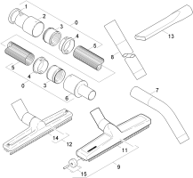 KÄRCHER Professional Ersatzteile Sauger NT 700 1.937-671.0 Standardzubehoer