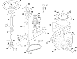 KÄRCHER Professional Ersatzteile Bodenreiniger BR 900 BAT O.SAUGB. 1.062-201.0 Lenkung BR 900