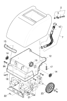 KÄRCHER Professional Ersatzteile Spruehextraktion PREX 300   EU 1.956-121.0 Haube Einzelteile