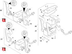 KÄRCHER Professional Ersatzteile Bodenreiniger BR 1000 BAT PACKEU 1.923-211.0 Pedalregler