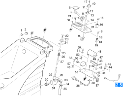KÄRCHER Professional Ersatzteile Bodenreiniger BD 530 TORNADO 1.127-684.0 Instrumententafel BD 530 NETZ