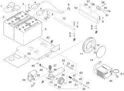 KÄRCHER Professional Ersatzteile Bodenreiniger BD 530 T-BAT 1.127-373.0 Fahrgestell