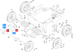 KÄRCHER Professional Ersatzteile Bodenreiniger BR 55/60 W ECO EU 1.384-161.0 Einzelteile