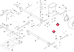 KÄRCHER Professional Ersatzteile Bodenreiniger BR 1000 BAT PACKEU 1.923-211.0 Gestaenge Bremsen