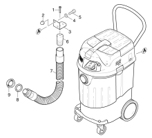 KÄRCHER Professional Ersatzteile Sauger WD 301 PFC 1.381-181.0 Ablassschlauch
