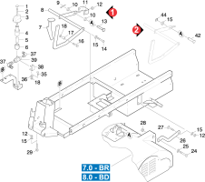 KÄRCHER Professional Ersatzteile Bodenreiniger BD TRIKE BAT    EU 1.161-102.0 Bedienelement