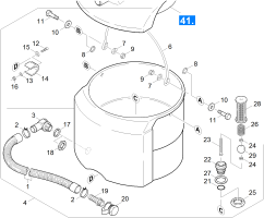 KÄRCHER Professional Ersatzteile Spruehextraktion Puzzi 400 K     EU 1.101-401.0 Schmutzwassertank