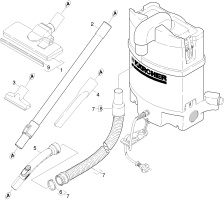 KÄRCHER Professional Ersatzteile Sauger BV 111 1.394-106.0 Saugrohr