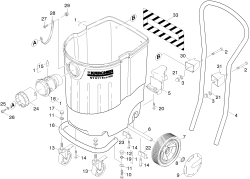KÄRCHER Professional Ersatzteile Sauger NT 611 ECO M A  EU 1.146-411.0 Behaelter NT 611 ECO MA