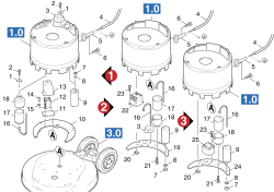 KÄRCHER Professional Ersatzteile Bodenreiniger BD-44 180 1.291-101.0 Elektrik