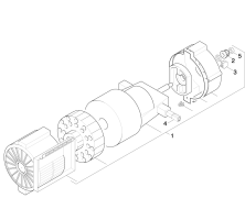 KÄRCHER Professional Ersatzteile Sauger CV 30/1 TORNADO 1.023-185.0 Saugturbine
