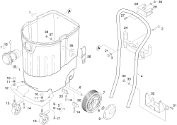 KÄRCHER Professional Ersatzteile Sauger NT 611 ECO BS   EU 1.146-701.0 Behaelter