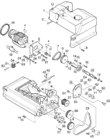 KÄRCHER Professional Ersatzteile Bodenreiniger BR 500 1.634-141.0 Antrieb Bodenarbeiskopf