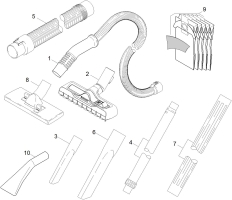 KÄRCHER Ersatzteile Nasstrockensauger A 2801 PLUS *EU 1.347-401.0 Zubehoer