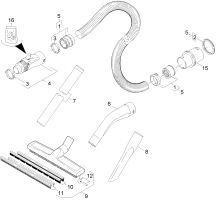 KÄRCHER Professional Ersatzteile Sauger DELAVAL 180     EU 1.145-171.0 Zubehoer