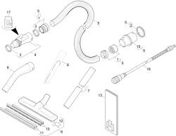 KÄRCHER Professional Ersatzteile Sauger NT 611 ECO M A  EU 1.146-411.0 Zubehoer
