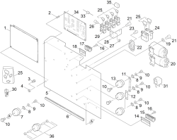 KÄRCHER Professional Ersatzteile Bodenreiniger BR 550 XL PACKAGE 1.067-804.0 Steuerung Elektrik BR 550 XL