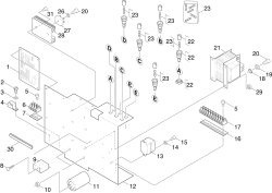 KÄRCHER Professional Ersatzteile Bodenreiniger BD 550          EU 1.067-141.0 Steuerung Elektrik 230V