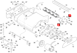 KÄRCHER Professional Ersatzteile Bodenreiniger BR 530 XL F BAT PACK 1.127-432.0 Bodenkopf