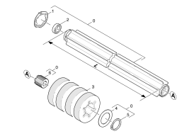 KÄRCHER Professional Ersatzteile Bodenreiniger FC 460 1.127-378.0 Pad Walze