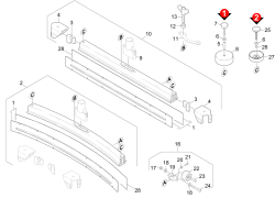KÄRCHER Professional Ersatzteile Bodenreiniger BR 120/250 R I Bp Pack 1.480-322.0 Saugbalken