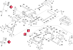 KÄRCHER Professional Ersatzteile Bodenreiniger BR 1000 BAT PACKEU 1.923-211.0 Gestaenge Buersten