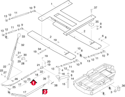 KÄRCHER Professional Ersatzteile Bodenreiniger BR 1000 BAT PACKEU 1.923-211.0 Gestaenge Buersten