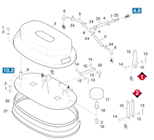 KÄRCHER Professional Ersatzteile Bodenreiniger BD 700 BAT PACKAGE 1.990-131.0 Oberteil