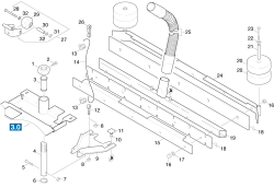 KÄRCHER Professional Ersatzteile Bodenreiniger BD 550          EU 1.067-141.0 Saugbalken