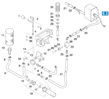 KÄRCHER Professional Ersatzteile Bodenreiniger BR 1000 BAT PACKEU 1.923-211.0 Leitungssystem