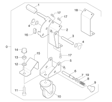 KÄRCHER Professional Ersatzteile Bodenreiniger BR 530 XL F BAT PACK 1.127-432.0 Fahrwerk