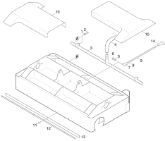 KÄRCHER Professional Ersatzteile Bodenreiniger BR 900 BAT O.SAUGB. 1.062-201.0 Oberteil