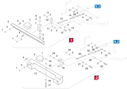 KÄRCHER Professional Ersatzteile Bodenreiniger BR 1000 BAT PACKEU 1.923-211.0 Saugbalkenanhebung