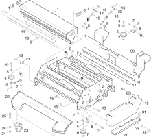 KÄRCHER Professional Ersatzteile Bodenreiniger BR 1000 BAT PACKEU 1.923-211.0 Kehrbehaelter