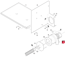 KÄRCHER Professional Ersatzteile Bodenreiniger BR 900 BAT O.SAUGB. 1.062-201.0 Saugturbine