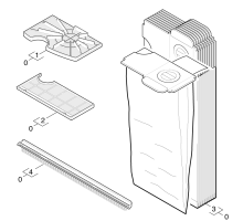 KÄRCHER Professional Ersatzteile Sauger CW 100  Grobschmutzwalze 1.057-141.0 Verschleissteilesatz