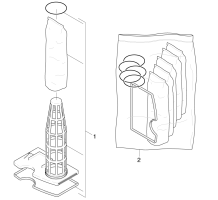 KÄRCHER Professional Ersatzteile Sauger CV 36/2 TORNADO 1.033-313.0 Mikrofilter