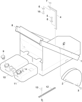 KÄRCHER Professional Ersatzteile Hochdruckreiniger Heisswasser HDS 3000        EU 1.991-111.0 Grundrahmen