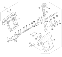 KÄRCHER Professional Ersatzteile Hochdruckreiniger Kaltwasser HD 1050 1.720-111.0 Handspritzpistole