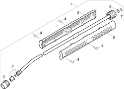 KÄRCHER Professional Ersatzteile Hochdruckreiniger Heisswasser HDS 3000        EU 1.991-111.0 Strahlrohr