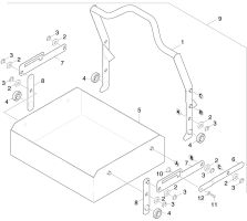 KÄRCHER Professional Ersatzteile Bodenreiniger ABS Batteriewechsel BR700 Batterietrog 2.639-407.0