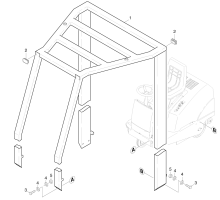 KÄRCHER Professional Ersatzteile Kehrmaschinen ABS Schutzdach  ABS Schutzdach 2.638-400.0
