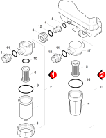KÄRCHER Professional Ersatzteile Hochdruckreiniger Kaltwasser ABS Wasserfilter 2.638-270.0 ABS Wasserfilter