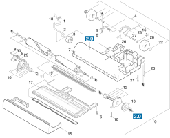 KÄRCHER Professional Ersatzteile Sauger ESB 35 E        EU 1.889-910.0 Geraet Unterteil
