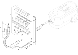 KÄRCHER Professional Ersatzteile Sauger ABS Fensterreinigung 2.638-778.0 ABS Fensterreinigung