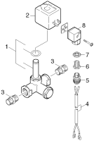 KÄRCHER Professional Ersatzteile Hochdruckreiniger Heisswasser ABS Umstellung Chemie 2.637-779.0 Magnetventil