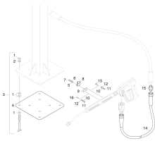KÄRCHER Professional Ersatzteile Hochdruckreiniger Heisswasser ABS Umstellung Chemie 2.637-779.0 Schwenkausleger Saeule