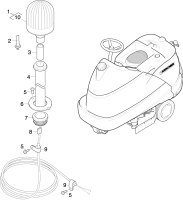 KÄRCHER Professional Ersatzteile Bodenreiniger ABS Rundumkennleuchte Rundumkennleuchte 2.640-108.0