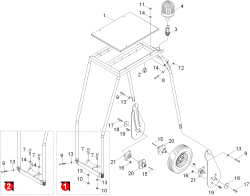 KÄRCHER Professional Ersatzteile Kehrmaschinen ABS Arbeitsbeleuchtung  ABS Schutzdach 2.640-551.0